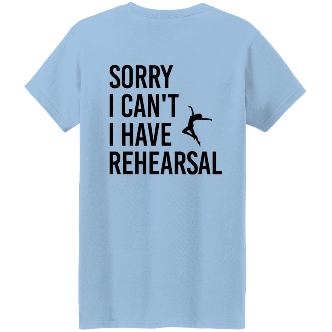 Ladies' "Sorry I Can't" ETAP Tee