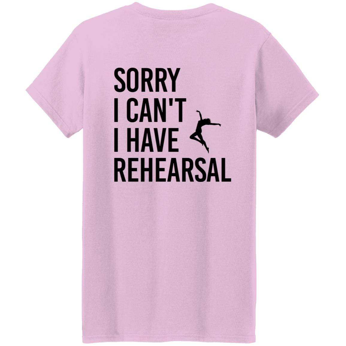 Ladies' "Sorry I Can't" ETAP Tee