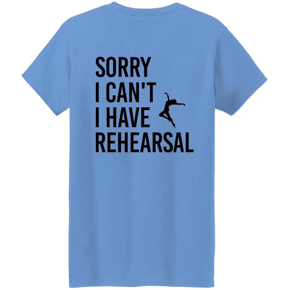 Ladies' "Sorry I Can't" ETAP Tee