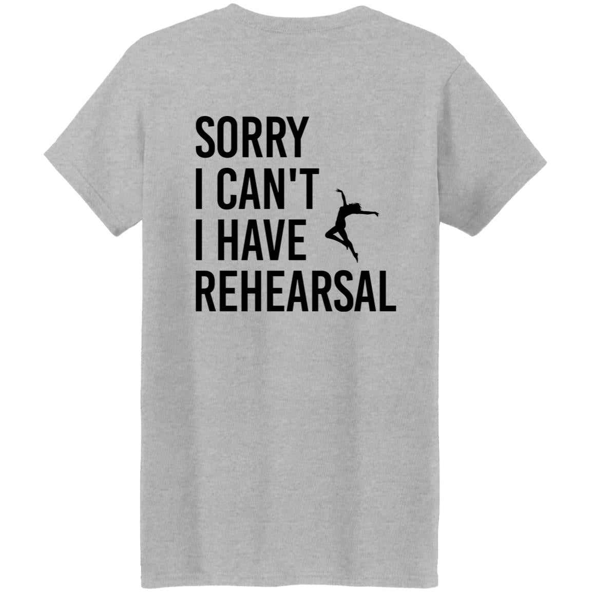 Ladies' "Sorry I Can't" ETAP Tee
