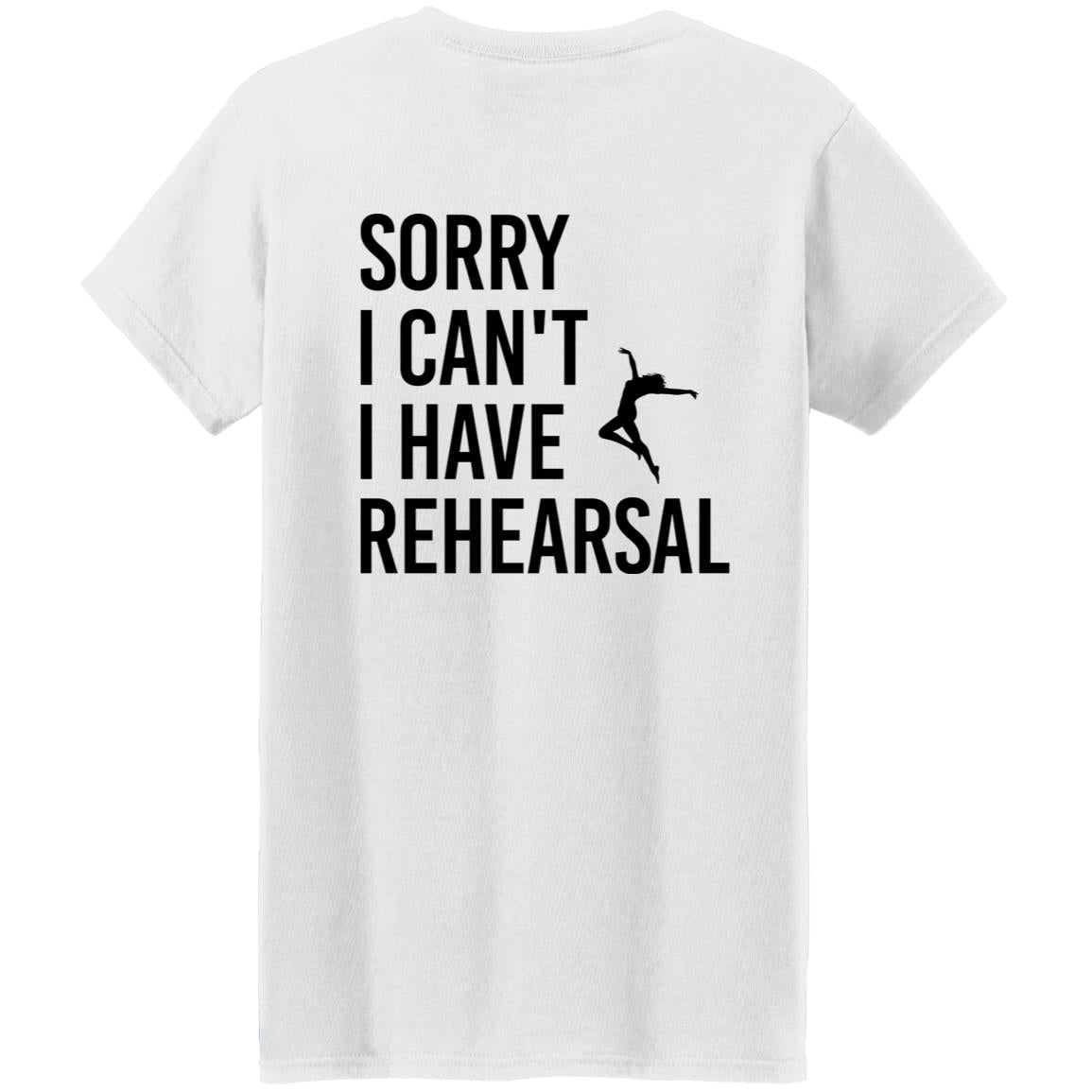 Ladies' "Sorry I Can't" ETAP Tee